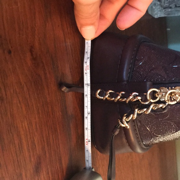 Coach Sierra Signature Oxblood patent satchel - Picture 4 of 8